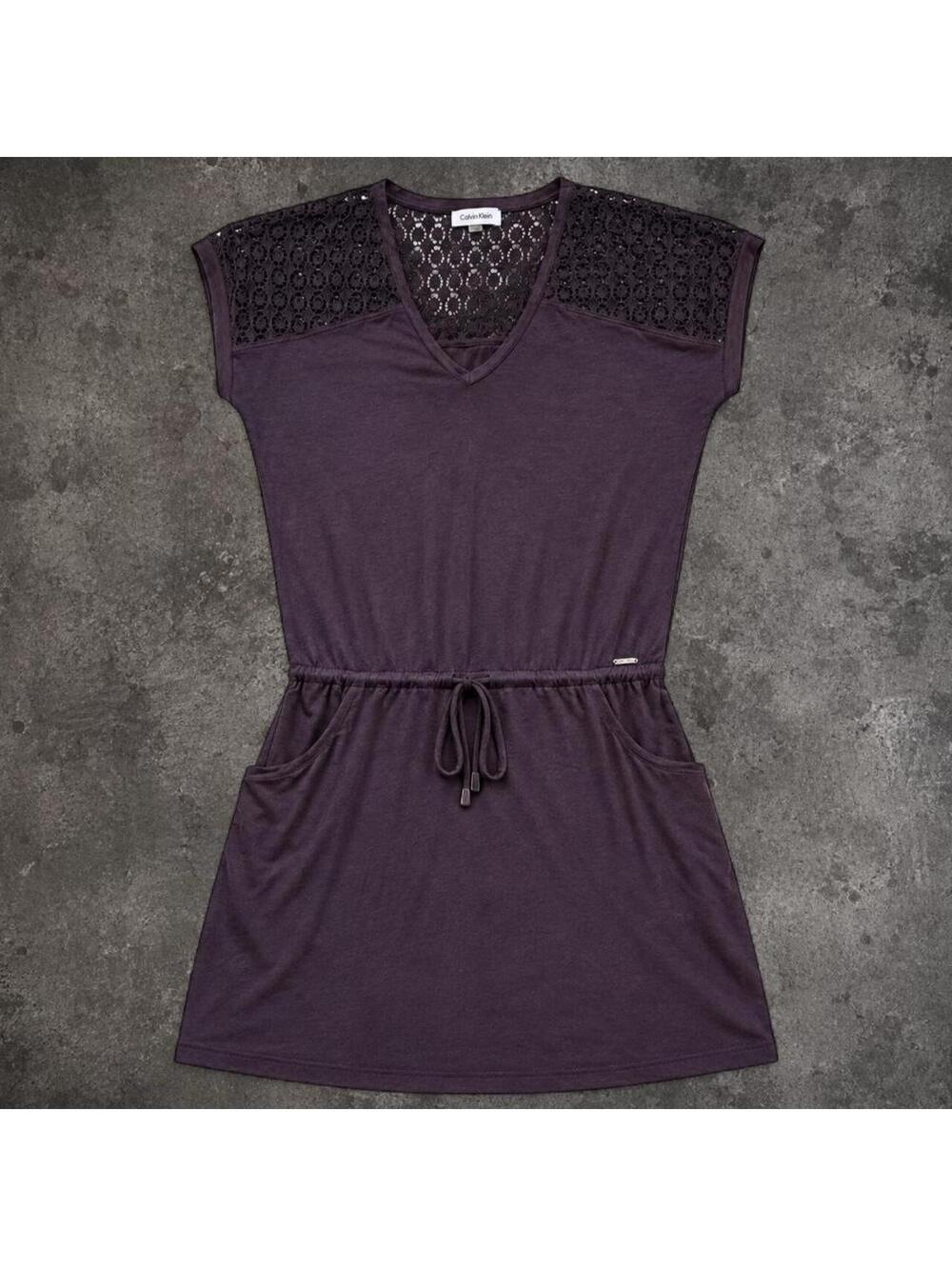 Beautiful Calvin Klein women’s black swim cover up dress